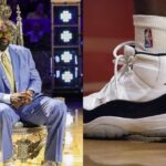 Shaquille O'Neal Ponders over the Best NBA Signature Shoe Logo in NBA History