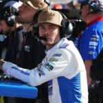 Apr 13, 2024; Fort Worth, Texas, USA; NASCAR Cup Series driver Kyle Larson (5) during practice for the NASCAR Cup Series AutoTrader EchoPark Automotive 400 at Texas Motor Speedway. Mandatory Credit: Michael C. Johnson-USA TODAY Sports