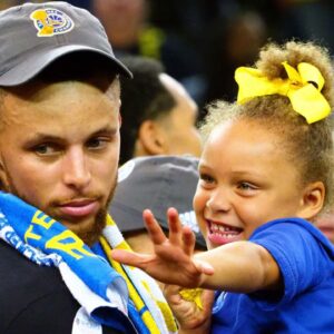 Stephen Curry’s Pre-Game Tunnel Walk With Daughter Riley Sends Fans Down Nostalgia Lane