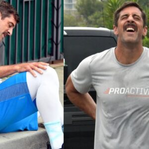 "Lost His Aura": Fans React After Watching Aaron Rodgers Grasping for Air in Tiring Post-Injury Workout