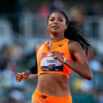 “Go Gabby Go!”: Fans in Awe as Gabby Thomas Continues Her Winning Streak by Securing First Place at the LSU Alumni Gold 2024