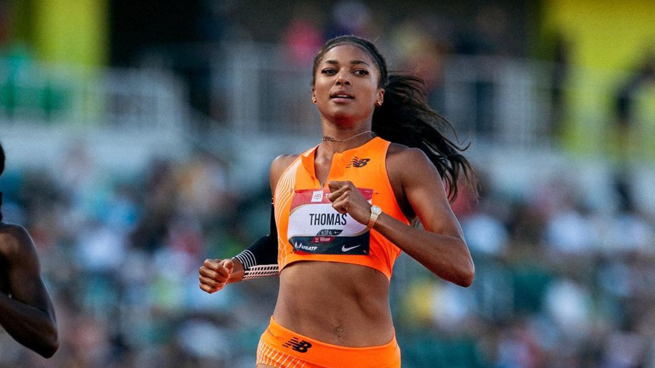 “Go Gabby Go!”: Fans in Awe as Gabby Thomas Continues Her Winning Streak by Securing First Place at the LSU Alumni Gold 2024