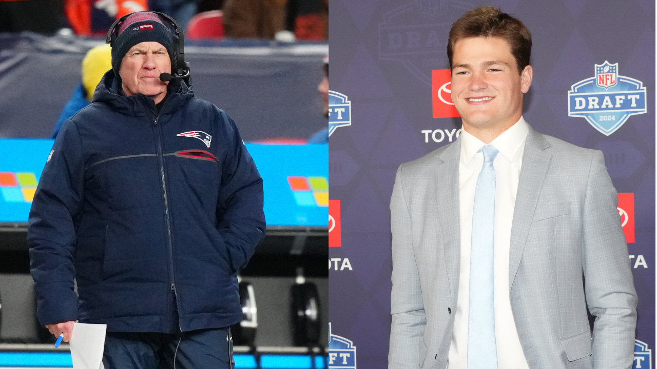 Bill Belichick Breaks Down the Perils of Patriots Drafting Drake Maye