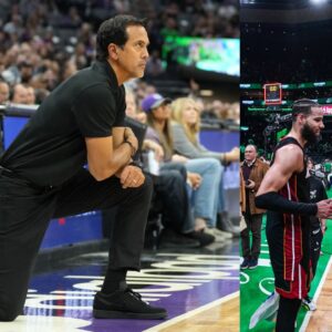 Shams Charania Confesses His Puzzlement Over Erik Spoelstra's Lack of Coach of the Year Award After Miami Heat Dominate Celtics