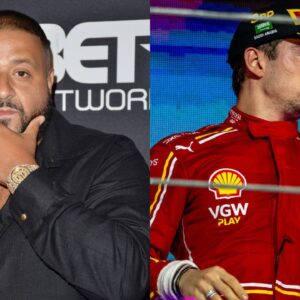 $80 Million Worth DJ Khaled Flexes His Latest Purchase: Charles Leclerc's Ferrari F1 Car
