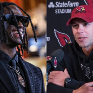 Cardinals HC Jonathan Gannon Had Just Three Words for Marvin Harrison Jr. on the Call During NFL Draft