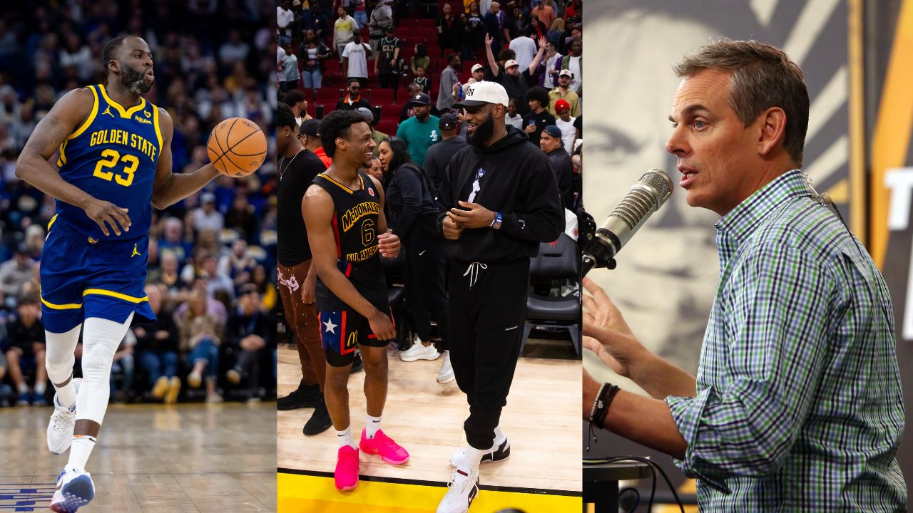 Draymond Green Backs Colin Cowherd’s ‘Connections’ Rant Defending Bronny James and LeBron James