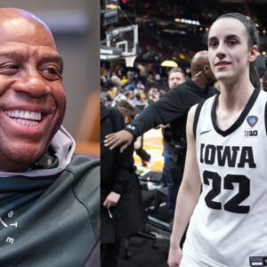 Magic Johnson Congratulates Caitlin Clark’s Iowa Hawkeyes for Final 4 Win, Picks NCAA Championship Game Favorite