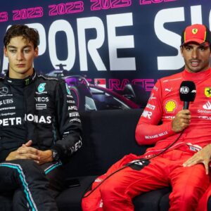 Carlos Sainz Becomes a Problem for George Russell Who’s Stuck With Mercedes in Dirty Lewis Hamilton-Ferrari Aftermath