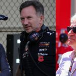 Amid Sergio Perez’s Woeful Imola Race, Carlos Sainz Sr. Meets Christian Horner on Track