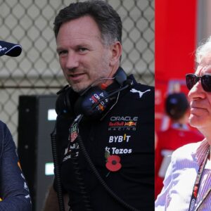 Amid Sergio Perez’s Woeful Imola Race, Carlos Sainz Sr. Meets Christian Horner on Track