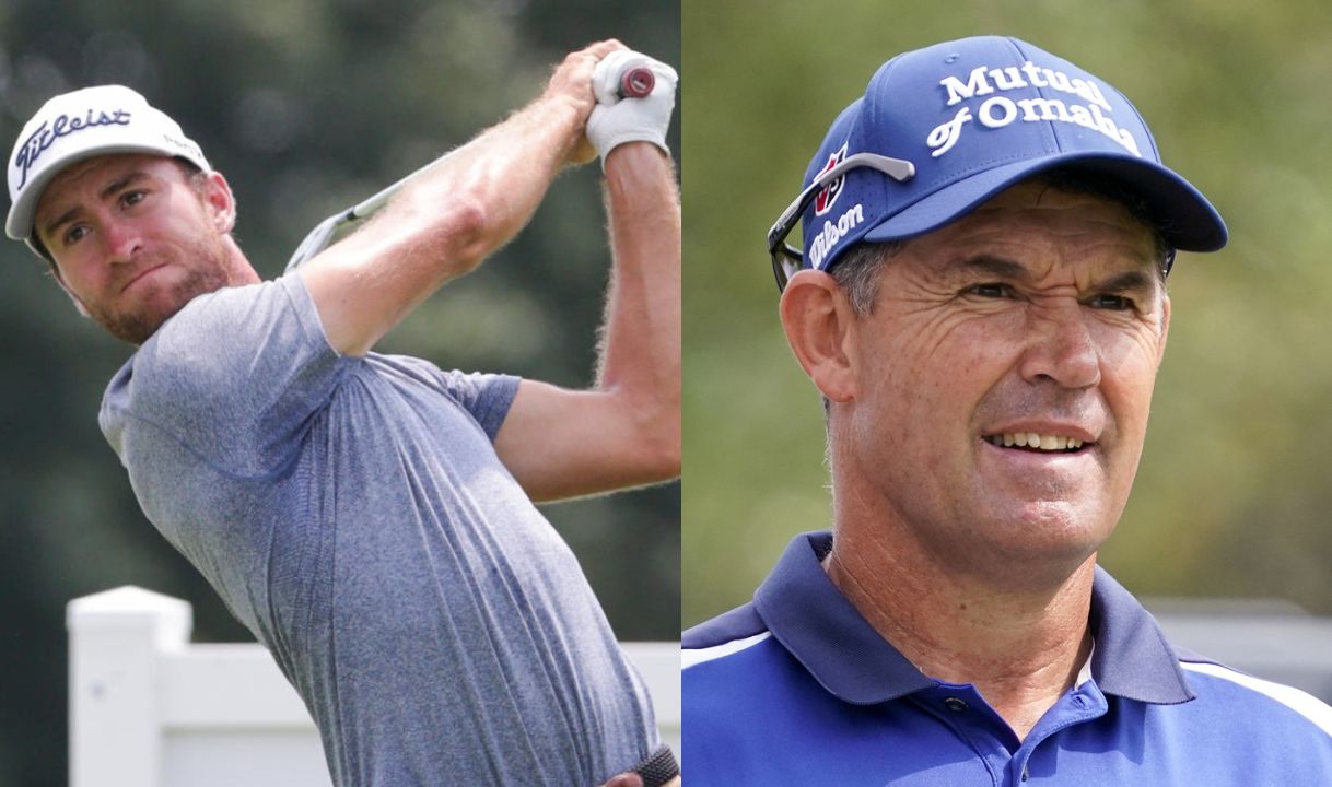 Justin Doeden and Padraig Harrington