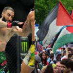 UFC Title Challenger Belal Muhammad Advocates Palestine Cause, Carrying Flag as Symbol for the Voiceless
