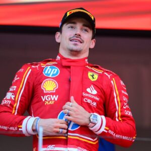 Charles Leclerc Boasts His $525,000 Watch on Podium After Fulfilling His Childhood Dream