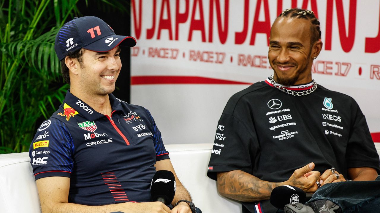 Face of $5Bn Tequilla Brand Sergio Perez Cringes At the Thought of Drinking Lewis Hamilton's Almave