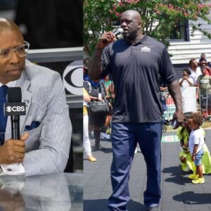 Shaquille O'Neal Hilariously 'Stealing' Kenny Smith's 3 Y/o Kid Led To Their Beef In The Early 2000s