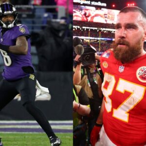 Lamar Jackson and Travis Kelce