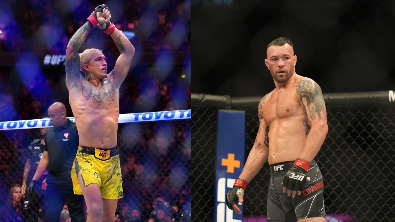 Charles Oliveira Open to Welterweight Fight Against Colby Covington: “It Makes Sense”