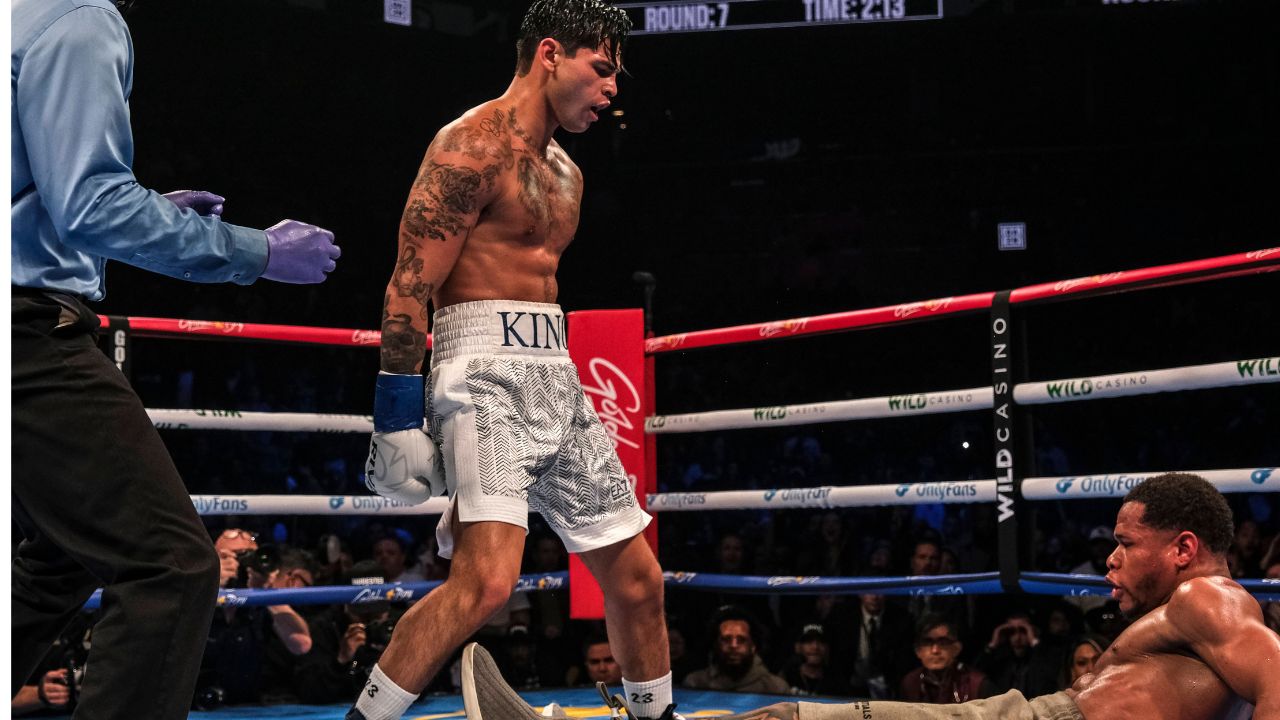 Video: Devin Haney’s Mom Faints as Ryan Garcia KO’s Son – Fans React