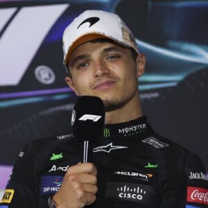 Lando Norris Spots Minor Inaccuracy in F124 Regarding His Appearance