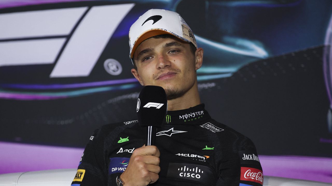 Lando Norris Spots Minor Inaccuracy in F124 Regarding His Appearance