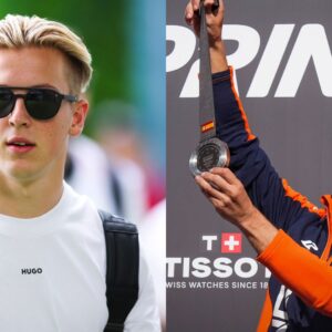 Driving Sebastian Vettel’s Title-Winning Car, Liam Lawson Lost to Moto GP Star Dani Pedrosa