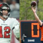 Tom Brady and Caleb Williams