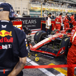 Lewis Hamilton and Charles Leclerc Roll the Red Carpet For Adrian Newey