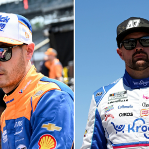 "He won't quit": Kyle Larson backs Ricky Stenhouse Jr. amidst JTG Daugherty driver's brawl with Kyle Busch