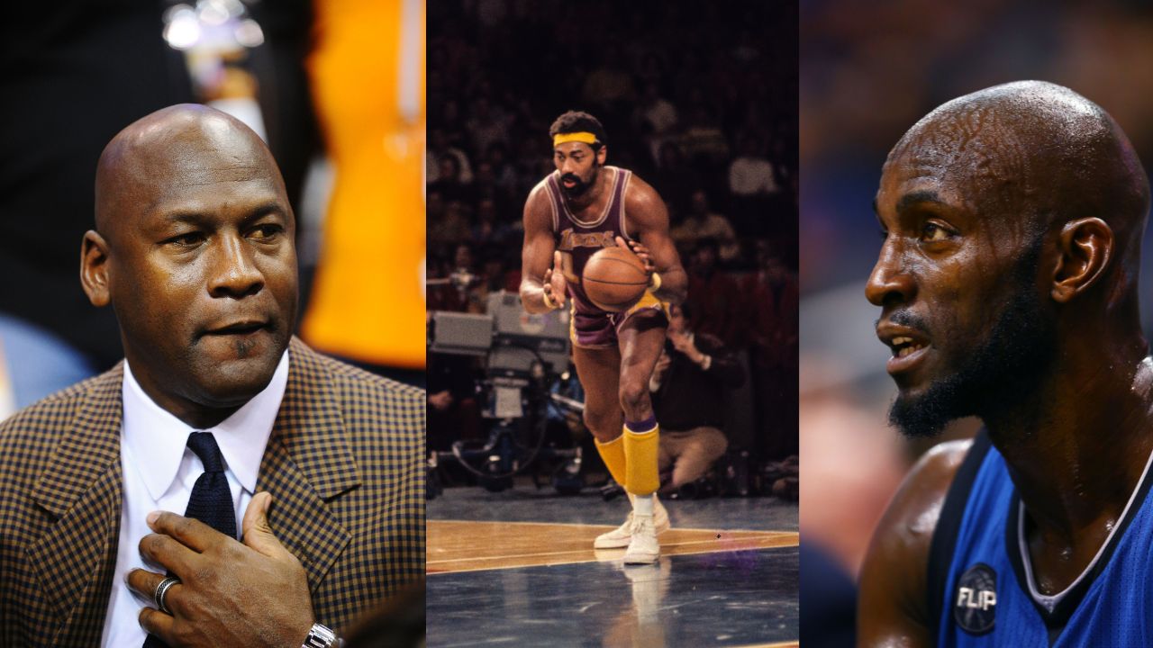 Kevin Garnett Fawns Over Michael Jordan's Meet Up with Wilt Chamberlain in the 90s