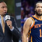 Stephen A. Smith (Left) and Jalen Brunson (Right)