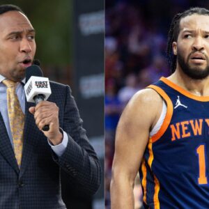 Stephen A. Smith (Left) and Jalen Brunson (Right)