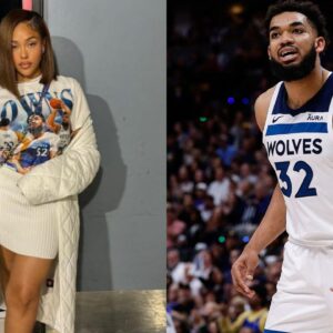 Karl-Anthony Towns' Girlfriend Jordyn Wood Celebrates Boyfriend Reaching WCF, Confesses Her Pride in His Achievement