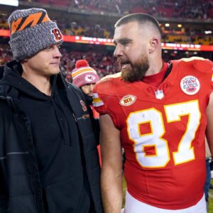“Dont Know Who Came Up With This Dumba*s Question”: Travis Kelce Reacts To Joe Burrow Being Called the “Spiciest White Boy In the NFL”