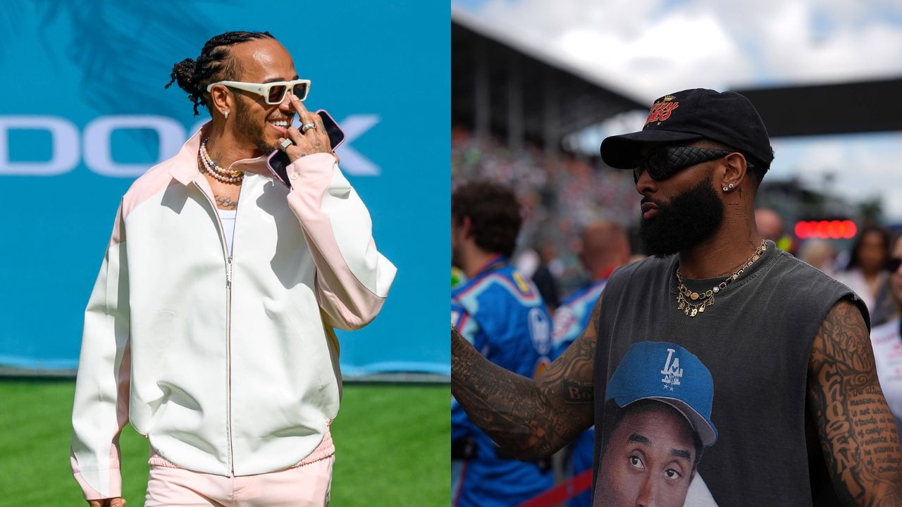 Despite Brotherly Love for Lewis Hamilton, Odell Beckham Jr Finds Allegiance Split With F1 Rivals