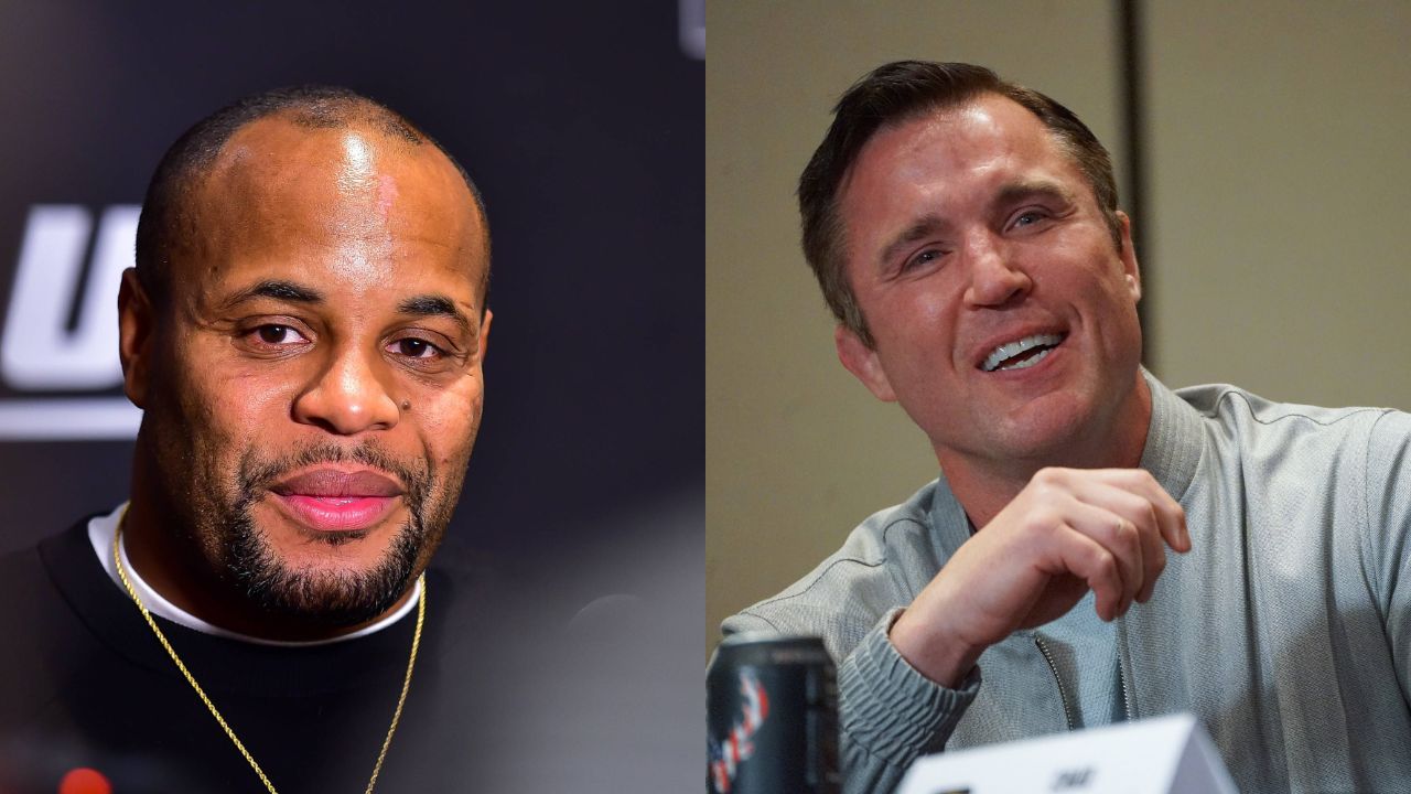 Daniel Cormier (L), Chael Sonnen (R)