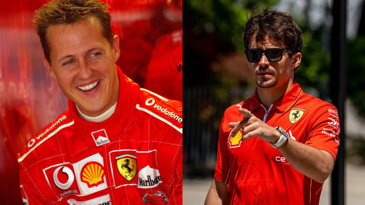 Charles Leclerc Recalls When He Met Michael Schumacher and Drove His F2003 - "I Never Thought.."