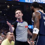 "What The F**k Are You Doing?!": Kyrie Irving Livid At Thunder Fan For Throwing The Ball Away From Luka Doncic In Game 1