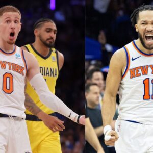 "Michael Jordan??": Donte DiVincenzo Teases Jalen Brunson Over His Historic 40 Point Game Stretch