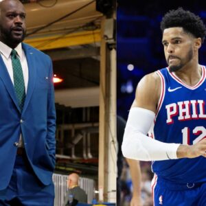 Shaquille O’Neal Seemingly Agrees with Talk Show Competitor on Tobias Harris Giving the 76ers 'Napkins and Straws'