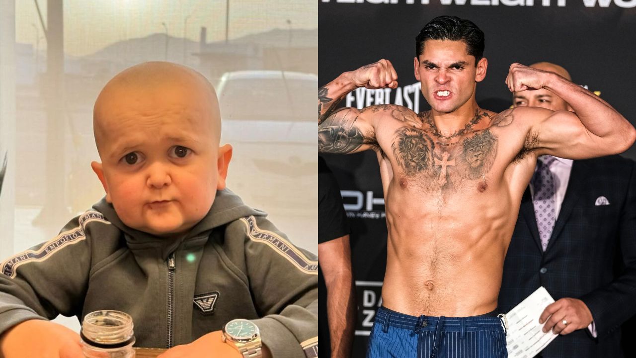 ‘Mini Khabib’ Hasbulla Sends 5-Word Message as Ryan Garcia Joins Team Abdu Rozik