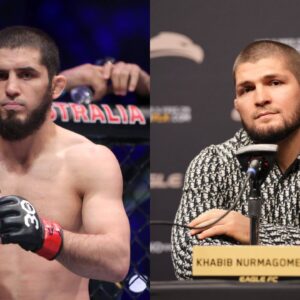 Khabib Nurmagomedov Faces Backlash Over UFC 302 ‘Disrespectful’ Poster Depicting Control Over Islam Makhachev