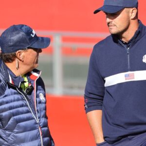 Bryson DeChambeau and Phil Mickelson