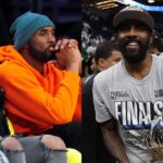 Kyrie Irving Seen Paying Tribute To Gigi And Kobe Bryant With Custom Footwear En Route To NBA Finals