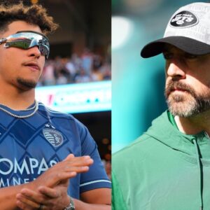 Patrick Mahomes and Aaron Rodgers