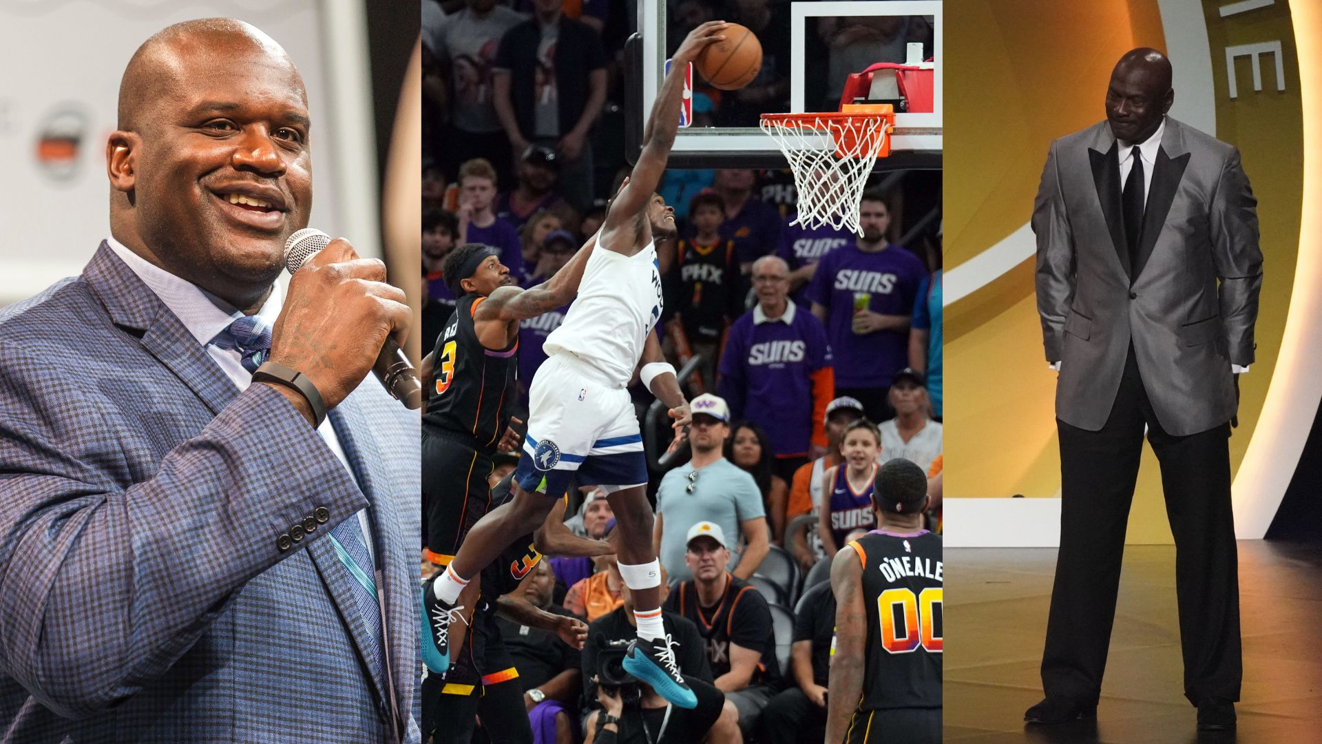 Shaquille O’Neal Digs Up Anthony Edwards’ High School and AAU Highlights Days After MJ Comparison