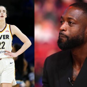 Caitlin Clark and Dwyane Wade