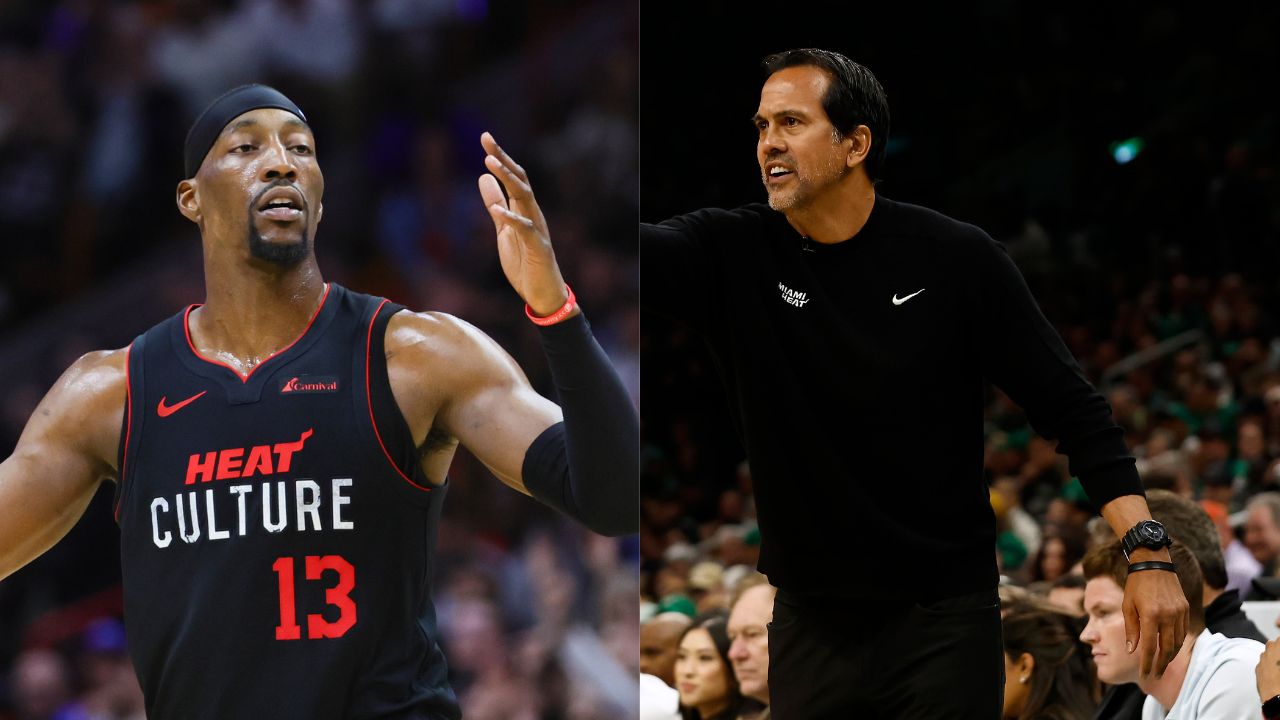 Bam Adebayo and Erik Spoelstra