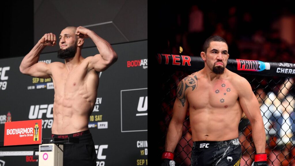 “Not Done Yet”: Khamzat Chimaev Aims to Reschedule Robert Whittaker Fight After UFC Saudi Arabia