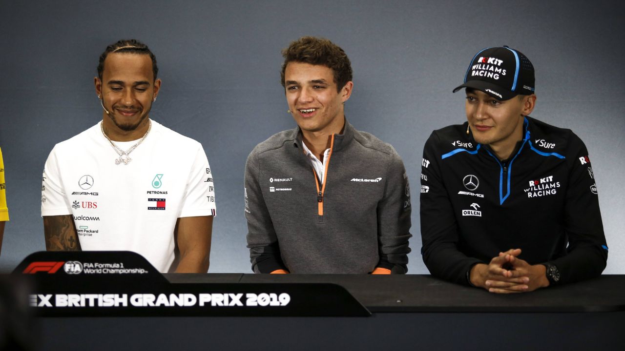 Sky F1 Reporter Mentions a Record That Can Be Achieved by Lewis Hamilton, Lando Norris and George Russell in Silverstone